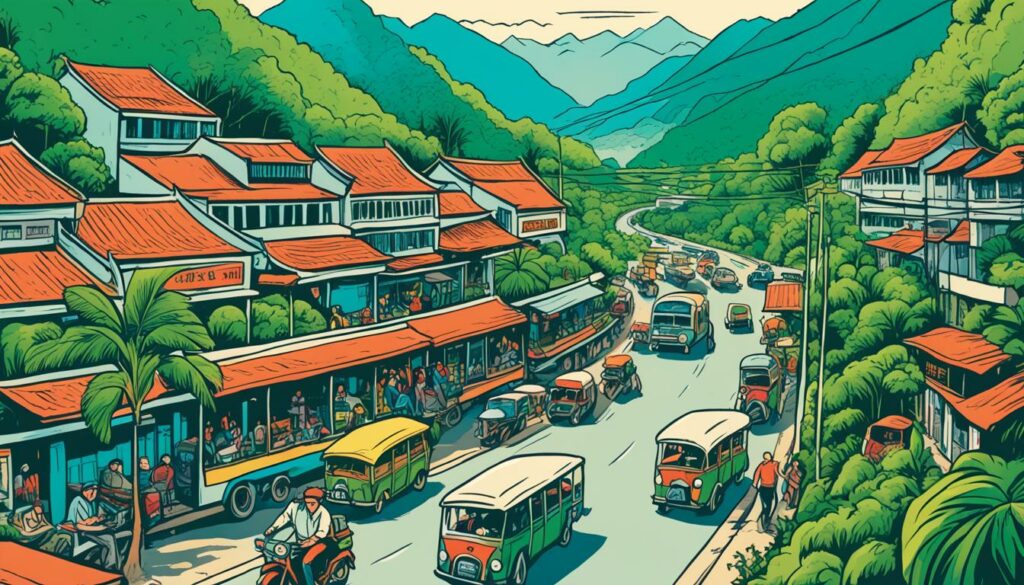 Öffentliche Verkehrsmittel in Laos