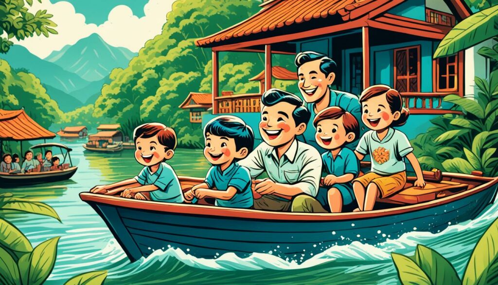 Familienbild in Vietnam