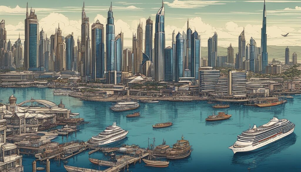 Kreuzfahrtschiffe in Dubai